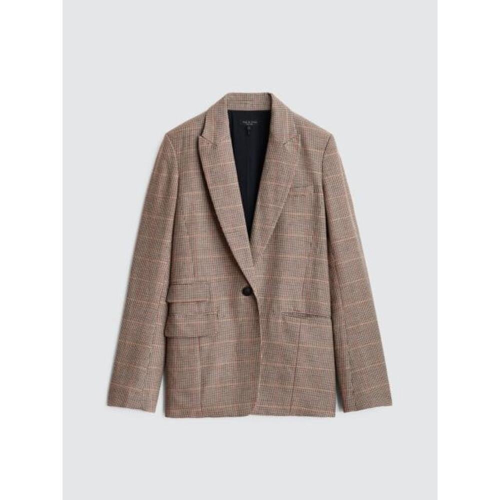 Rag & Bone Foster Plaid Blazer - 10 - Picture 1 of 7